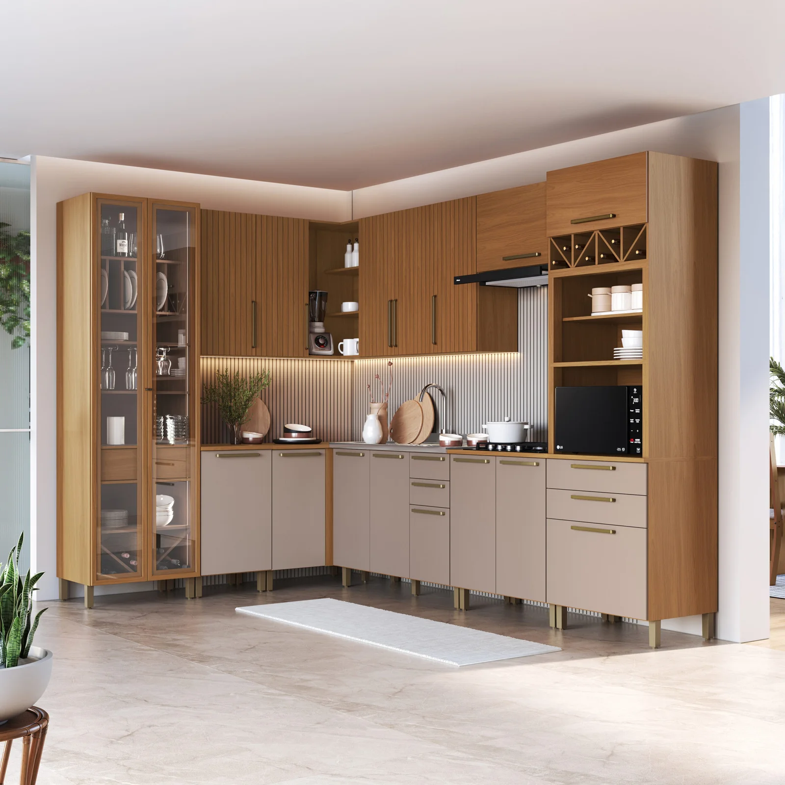 Cozinha Cristal – 10 Peças – Canto